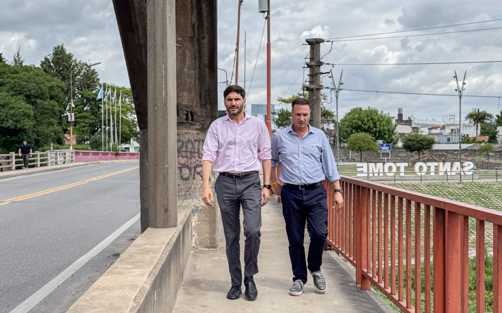 Pullaro anunció que el 20 de diciembre Provincia licita el nuevo puente Santa Fe-Santo Tomé