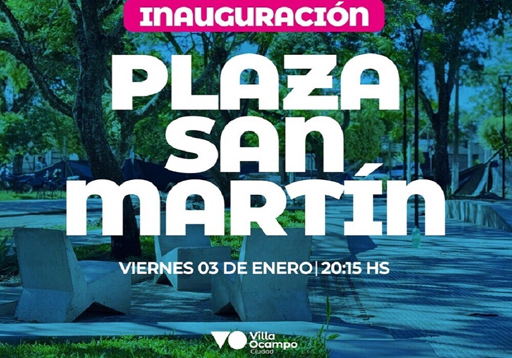 Inauguración De La Renovada Plaza San Martín: Un Espacio Para Toda La Comunidad