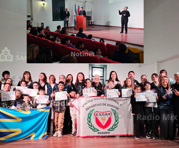 La Escuela Nº 2118 presentó la interpretación oficial de la Marcha San Lorenzo en lengua de señas