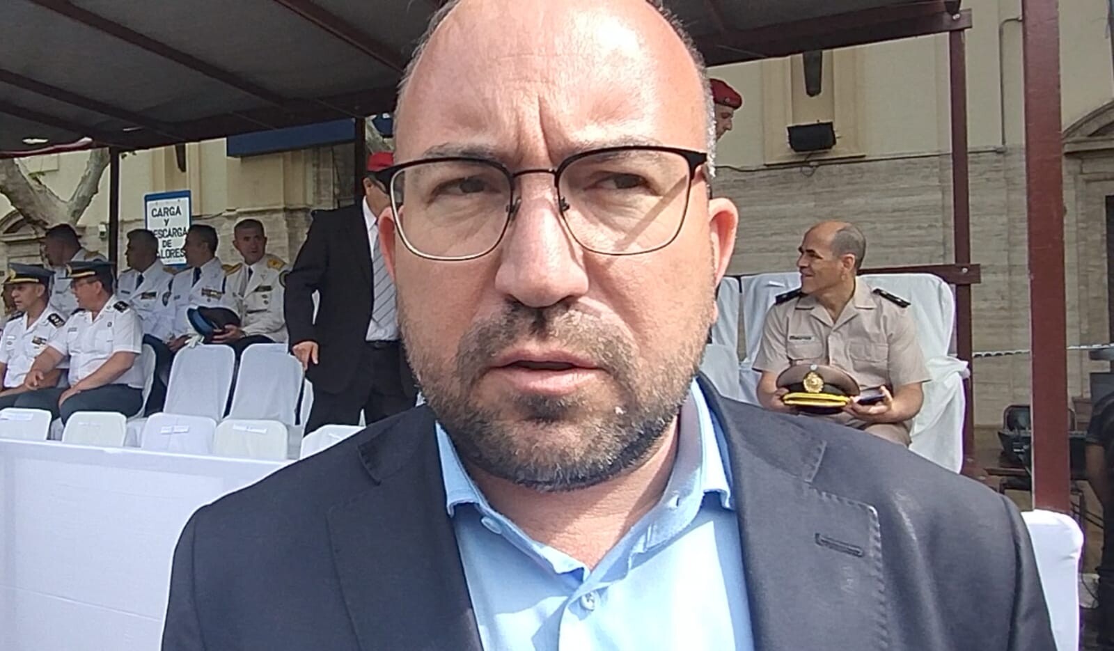 El Intendente de Rivadavia Sergio Miodowsky y los avances del Parador del Ciclista