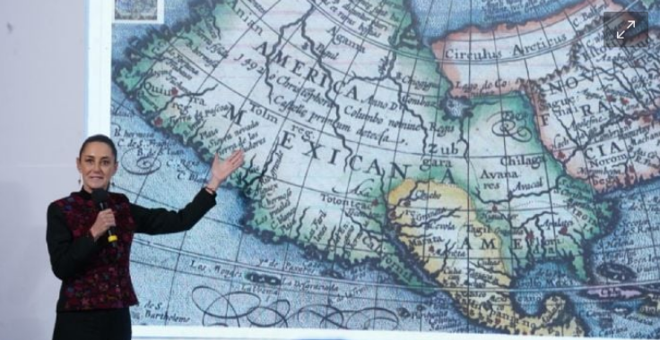 “Vamos a llamarle América Mexicana, ¿se oye bonito, no?»: Sheinbaum revira a Trump
