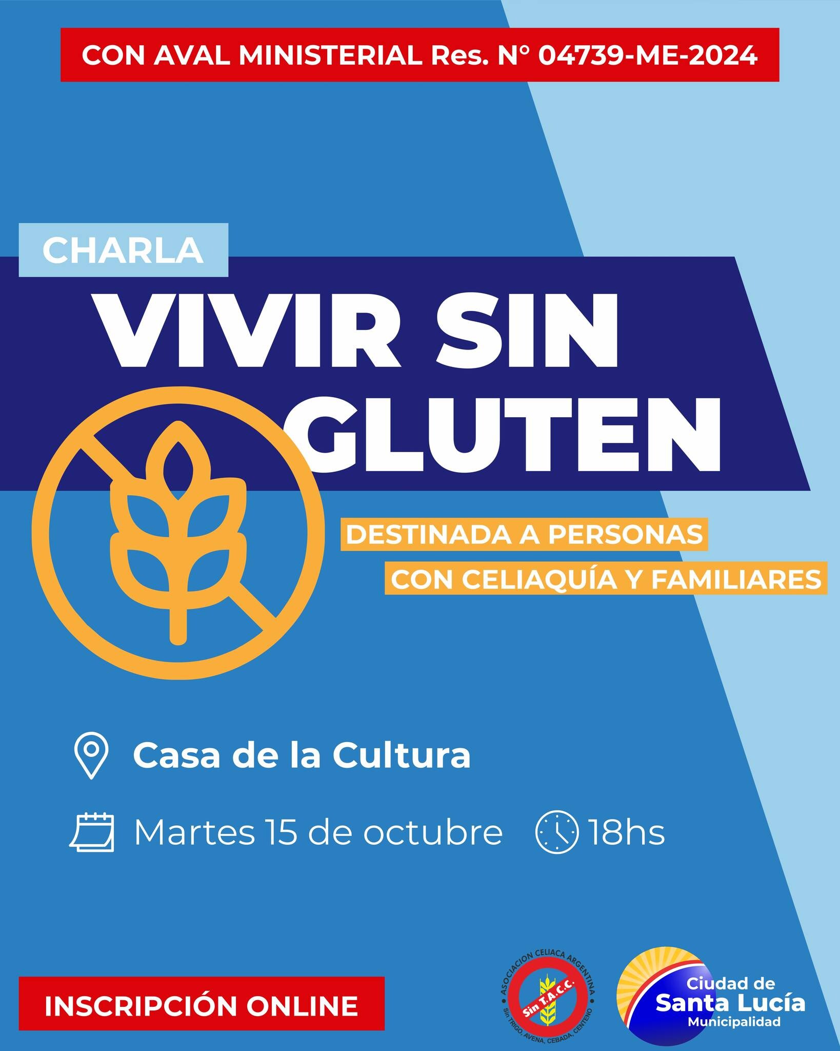 Durante octubre el municipio de Santa Lucia sigue brindando charlas sobre distintas indoles para sus vecinos.