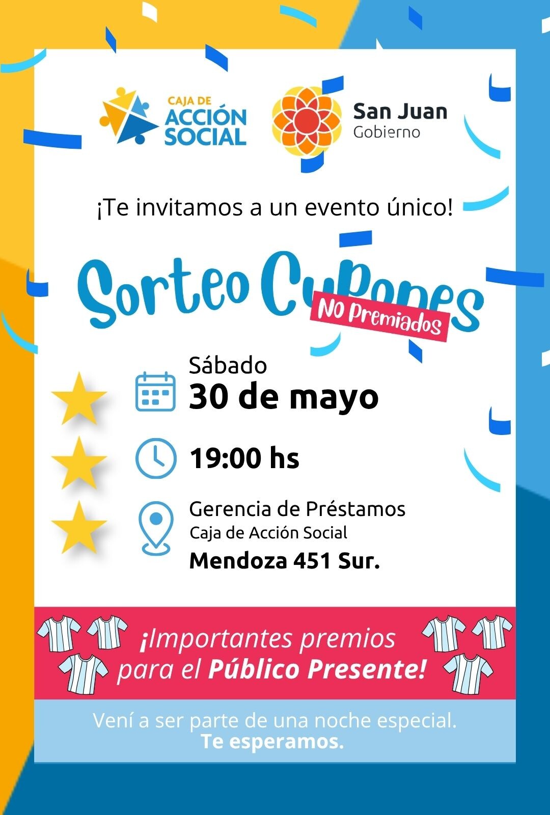 IMPERDIBLE: Sorteo de Cupones No Premiados que realizar&aacute; la Caja de Acci&oacute;n Social