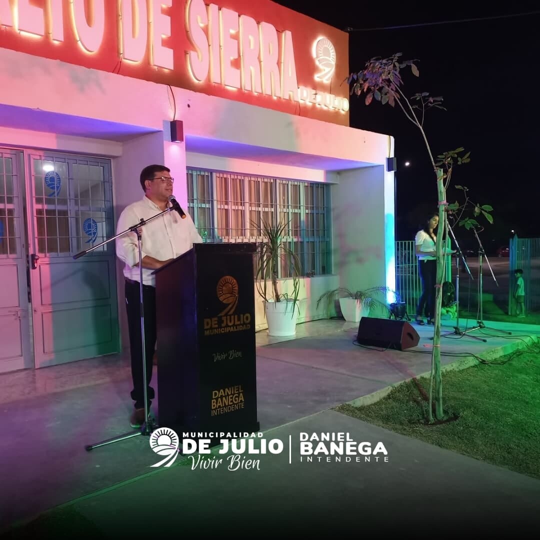 En el marco de los 111 años del departamento, la municipalidad de 9 de Julio inauguró oficialmente las  reformas realizadas en el Salón de Usos Múltiples (SUM) Alto de Sierra Este