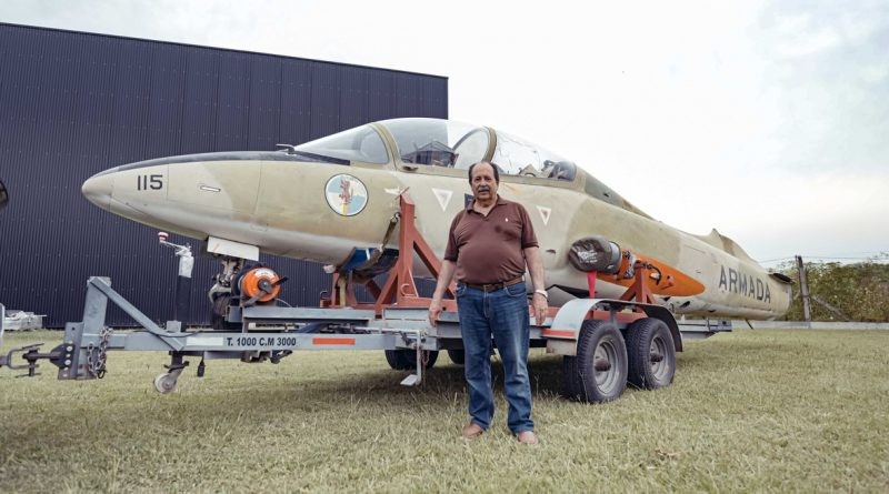 Ultiman los detalles para la presentación del repatriado avión Aermacchi MB 339