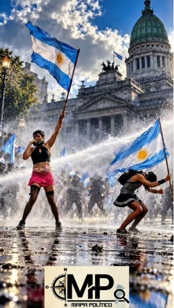 La imagen que desafía el relato oficial y expone la tensión en las calles