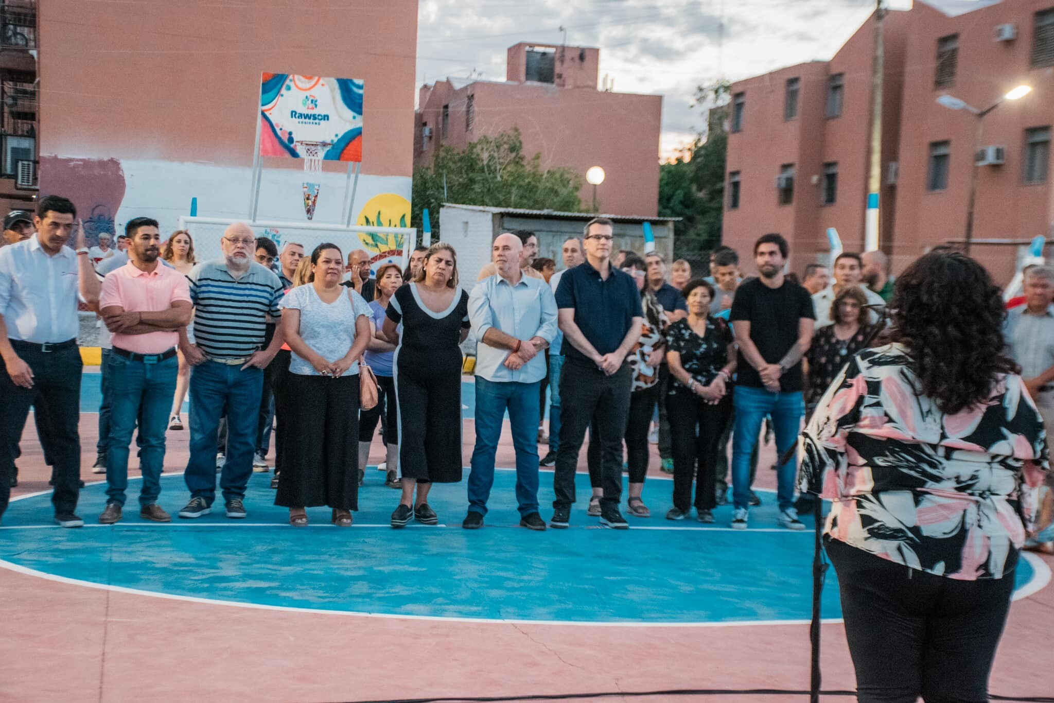 Celebrando sus 25 años el Barrio SUTIAGYF en Rawson conto con nuevas  inauguración de varias obras