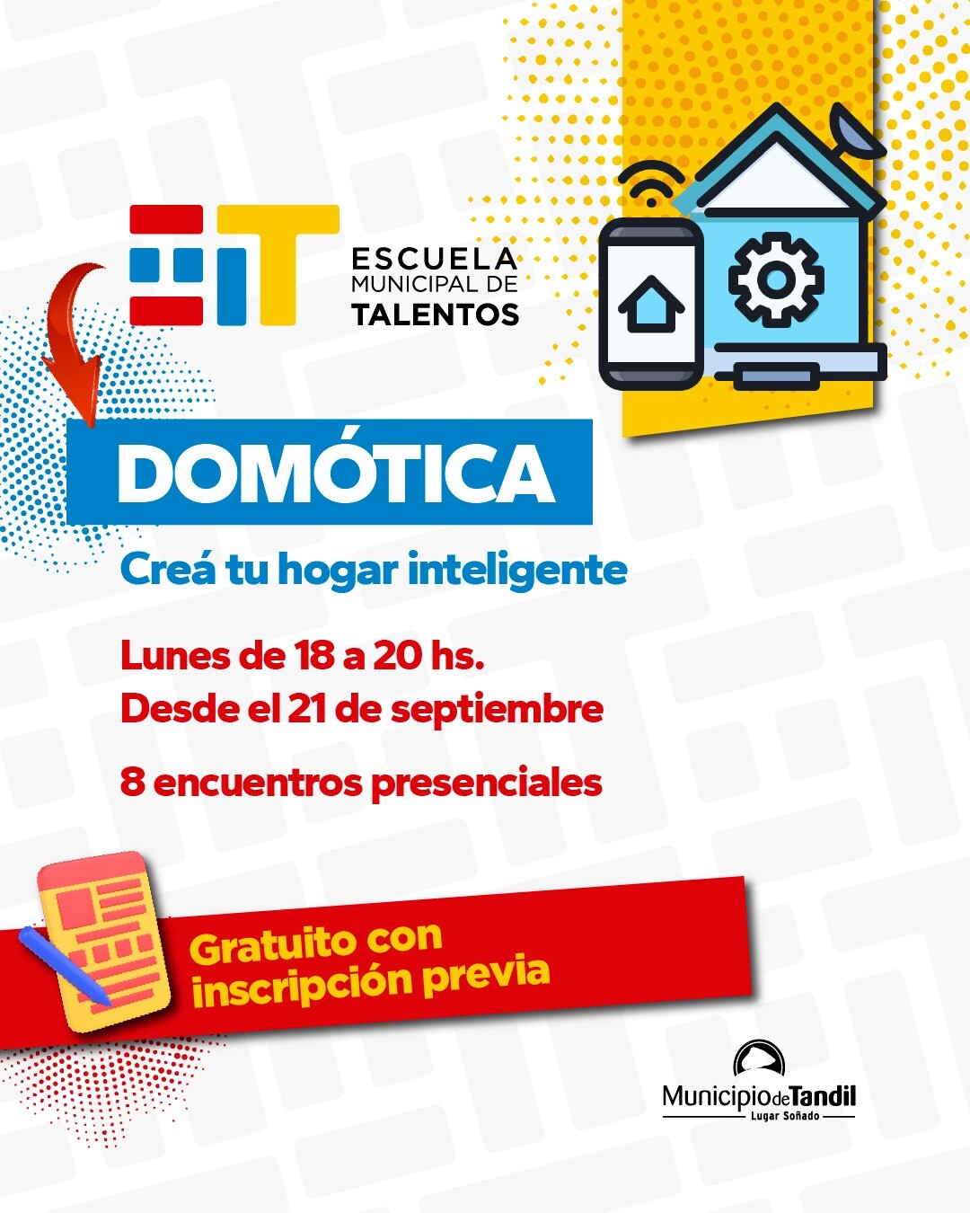 La Escuela Municipal de Talentos abre la inscripción a un curso de Domótica y Electricidad Básica