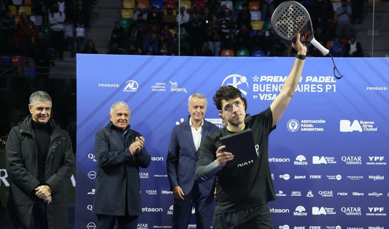 Agustín Tapia, con Arturo Coello, fue profeta en su tierra y ganó el Premier Padel