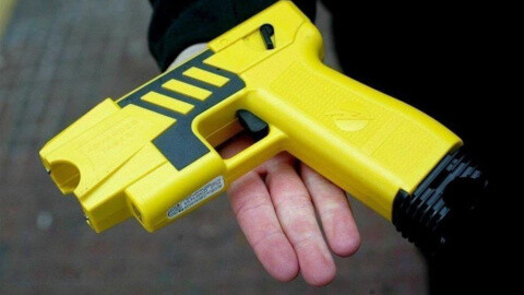 Se dió uso la pistola Taser por primera vez
