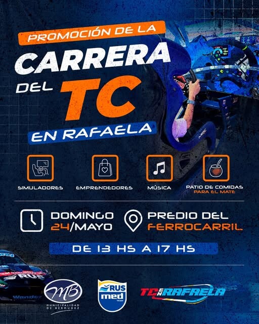 ¡Aceleramos el domingo! Viví la experiencia del TC en Capitán Bermúdez