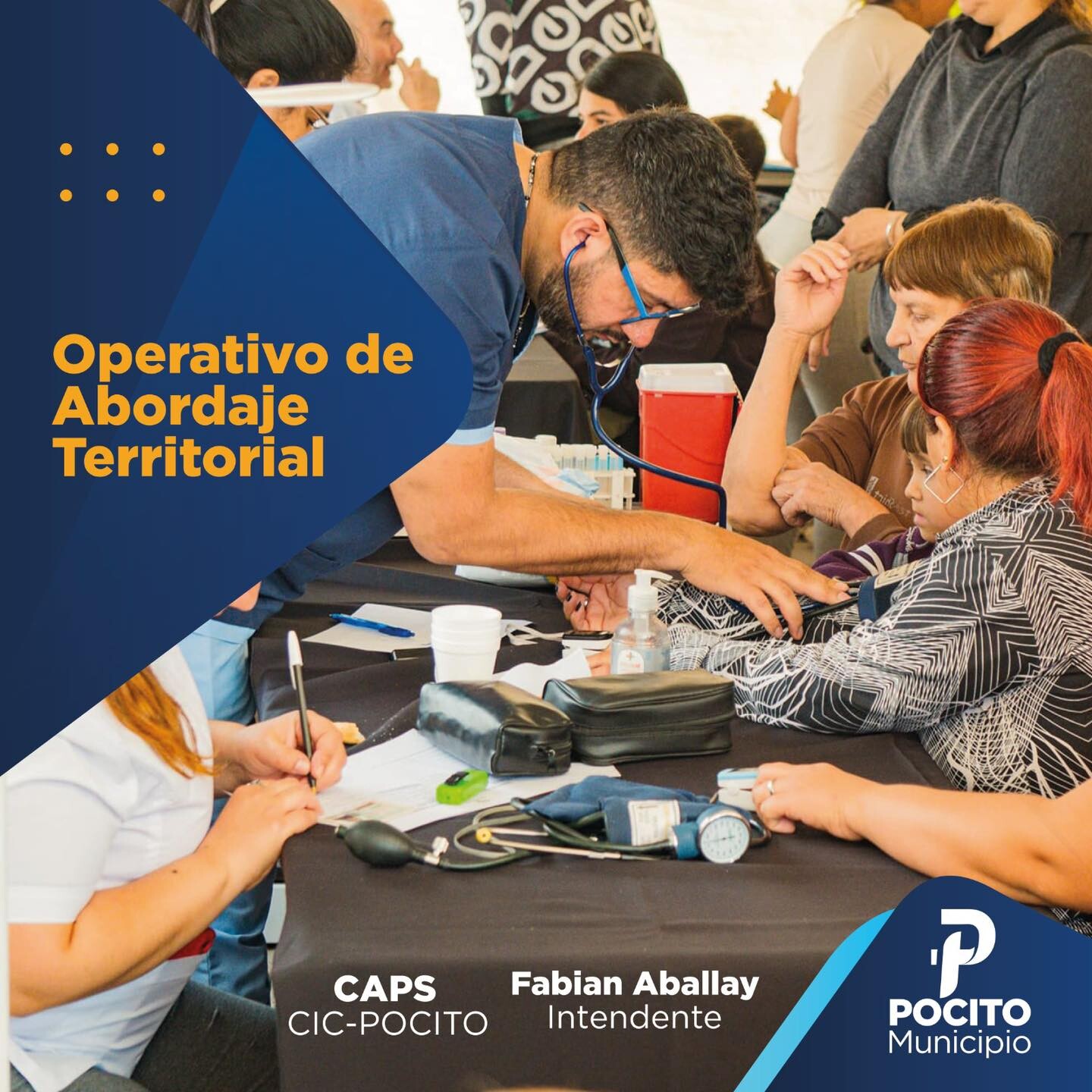 El municipio de Pocito realizara un nuevo  Operativo de Abordaje Territorial