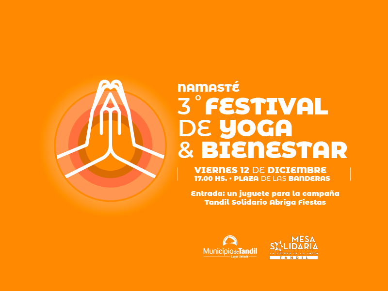 Este viernes se realizará el tercer Festival de Yoga y Bienestar “Namasté” en la plaza de las Banderas