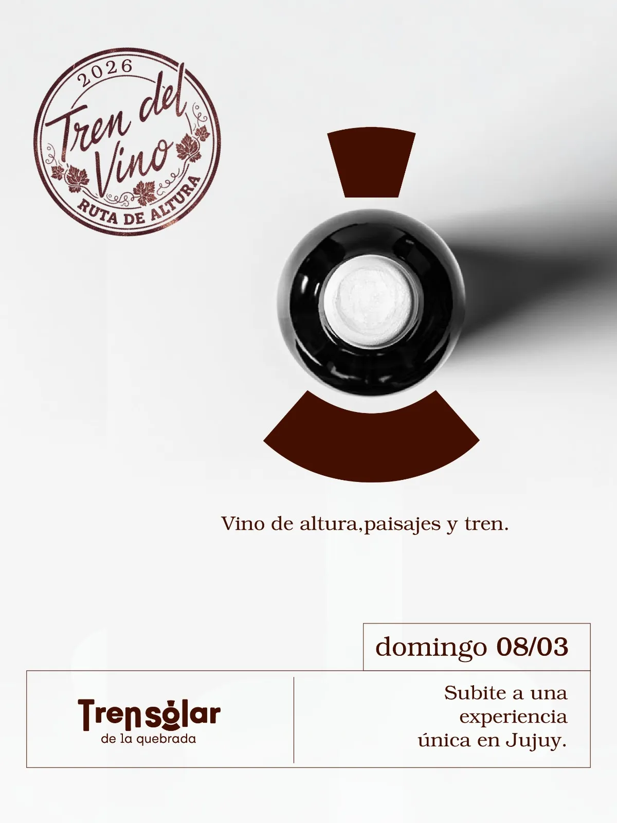 Tren del Vino: una experiencia en el Tren Solar que une paisaje, cultura y vino de altura