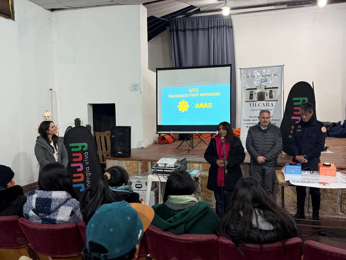 Comenzó en Tilcara el curso WFR para el Turismo Activo de Jujuy