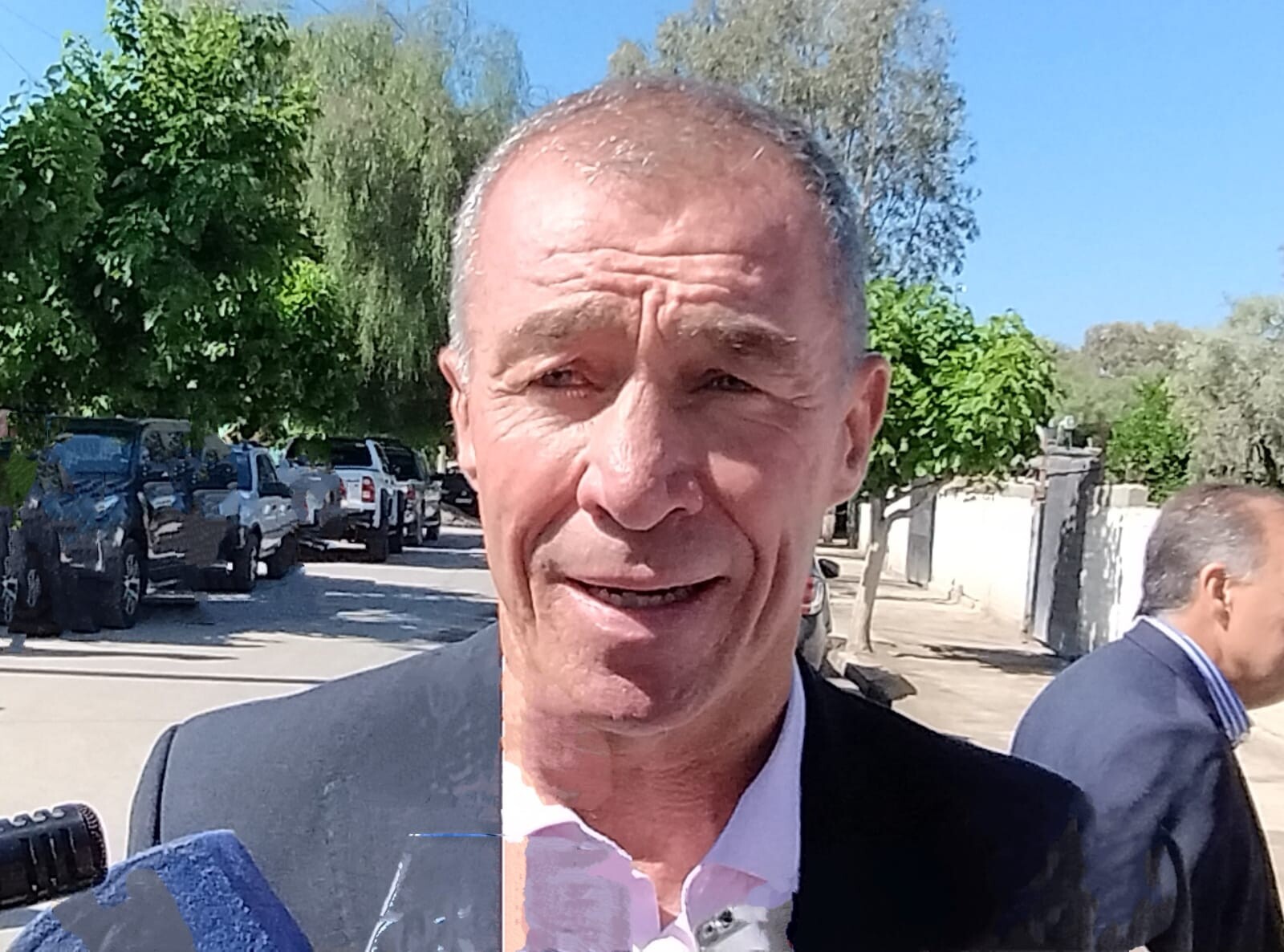 El Vicegobernador Fabián Martín, feliz junto a los vecinos de Villa San Justo por las nuevas obras