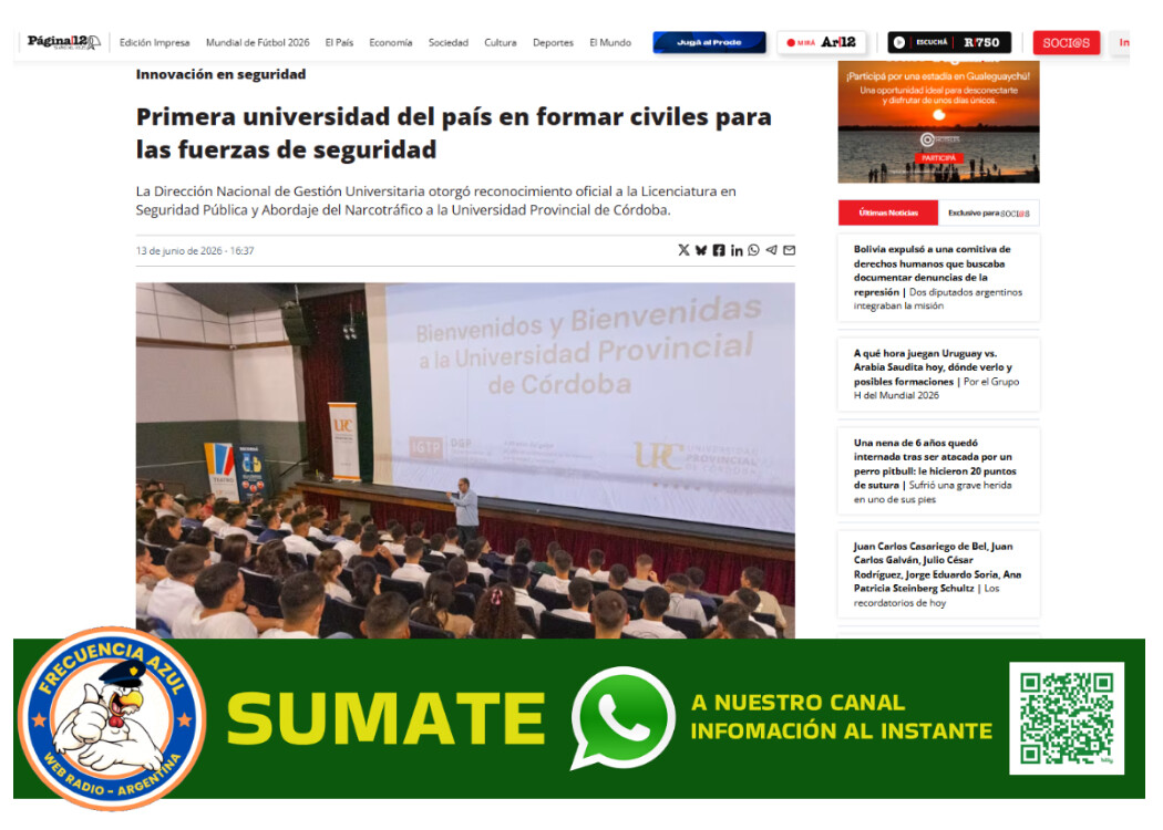 Universidad y policía: un avance que merece ser celebrado, pero también discutido