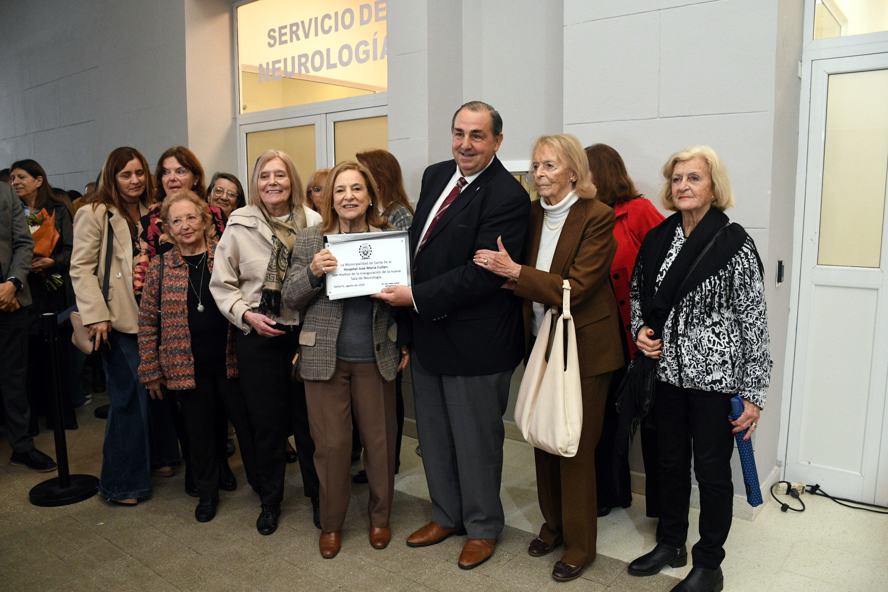 Poletti participó de la inauguración del nuevo Servicio de Neurología del Hospital Cullen