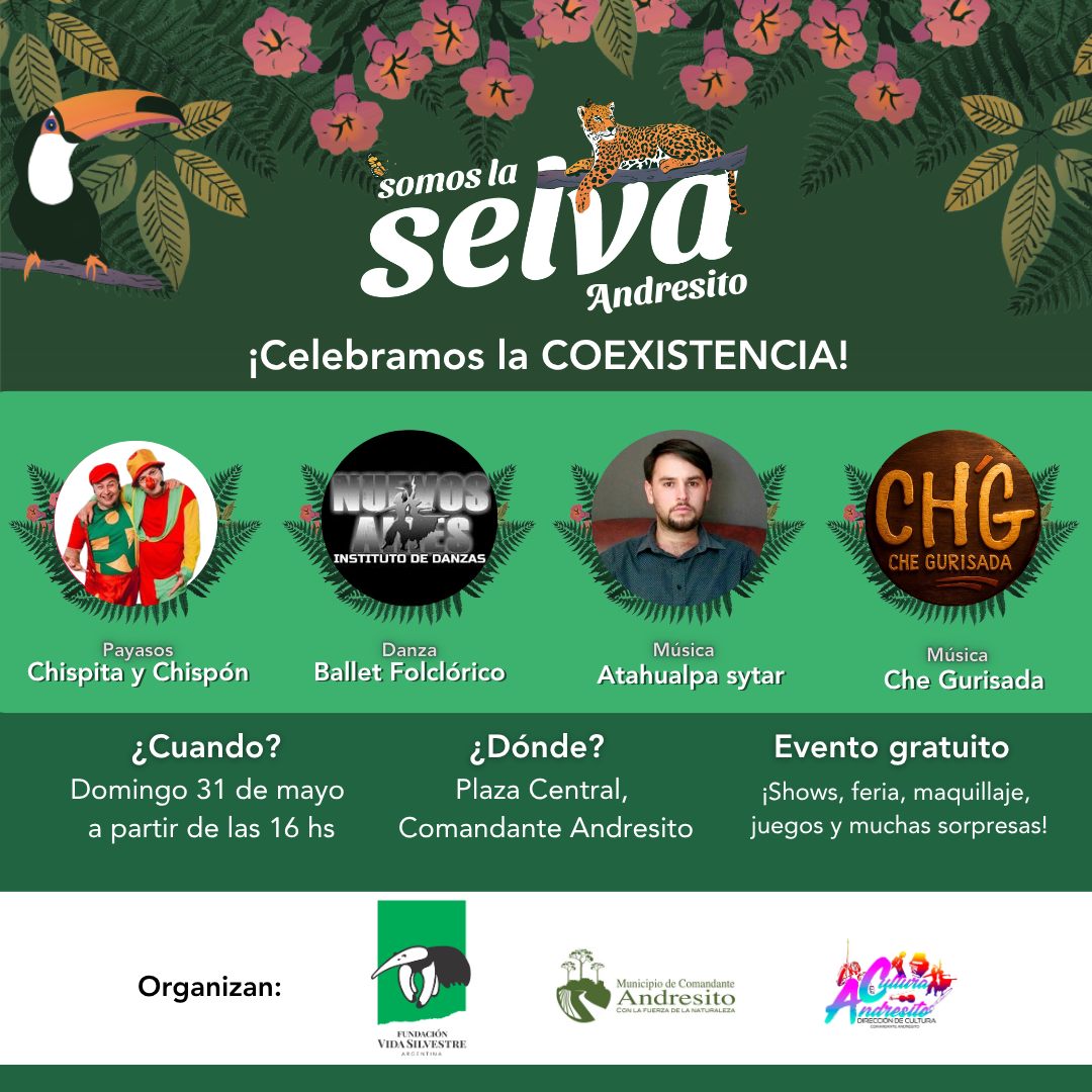 “Somos la Selva”: Este domingo Andresito celebrará la selva y su biodiversidad