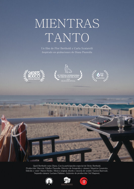 Se presentó en Bs As el cortometraje de Flor Berthold y Carla Scatarelli, inspirado en grabaciones de Diana Piazzolla a su padre Astor