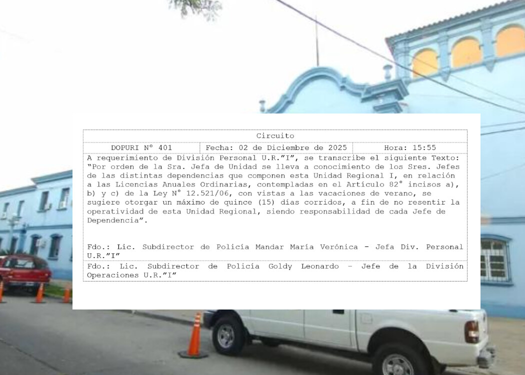 ur1_licencias_2025.jpg Improvisación y ajuste sobre los trabajadores: la UR I limita licencias sin cumplir su propio reglamento