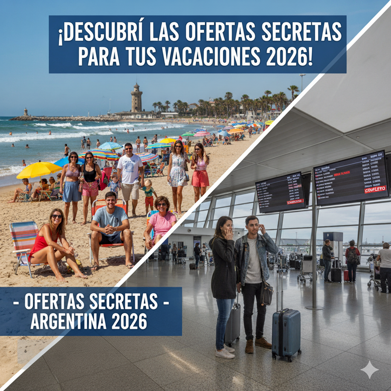 Descubrí las ofertas secretas para tus vacaciones 2026