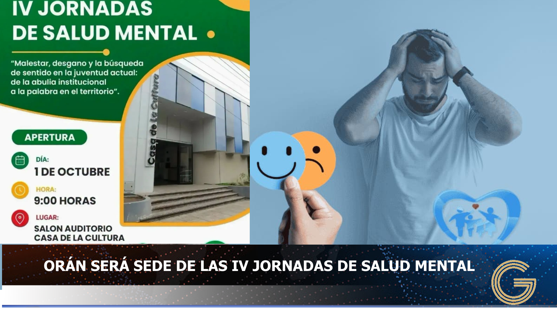 Orán será sede de las iv jornadas de salud mental