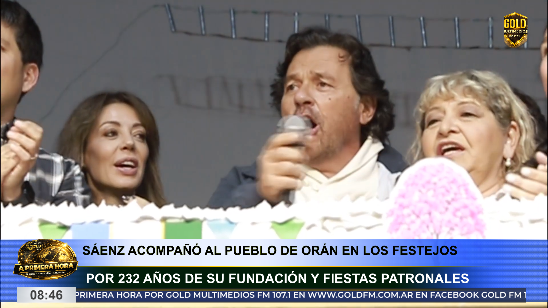 Orán celebró sus 232 años con una multitudinaria fiesta y la presencia del gobernador gustavo sáenz