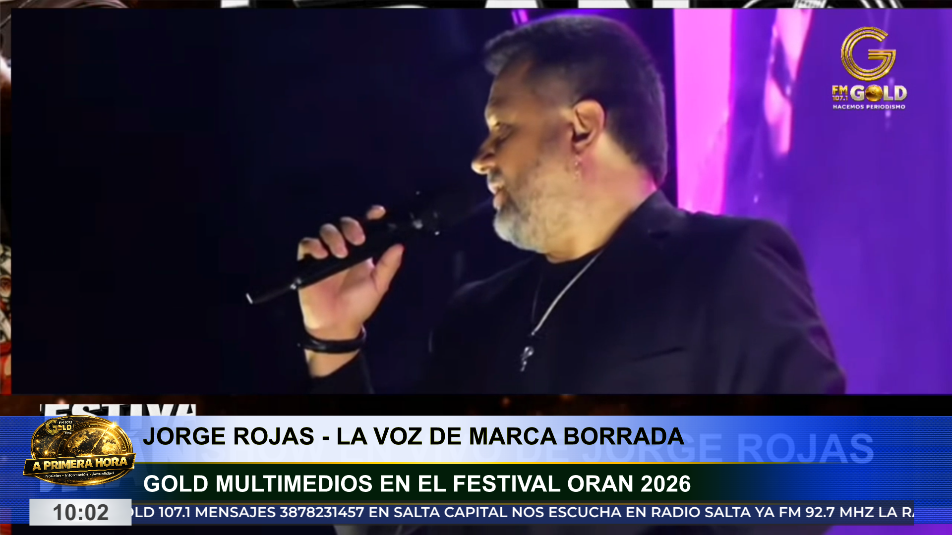 Jorge Rojas volvió a Orán y brindó un show inolvidable en el Festival Orán 2026