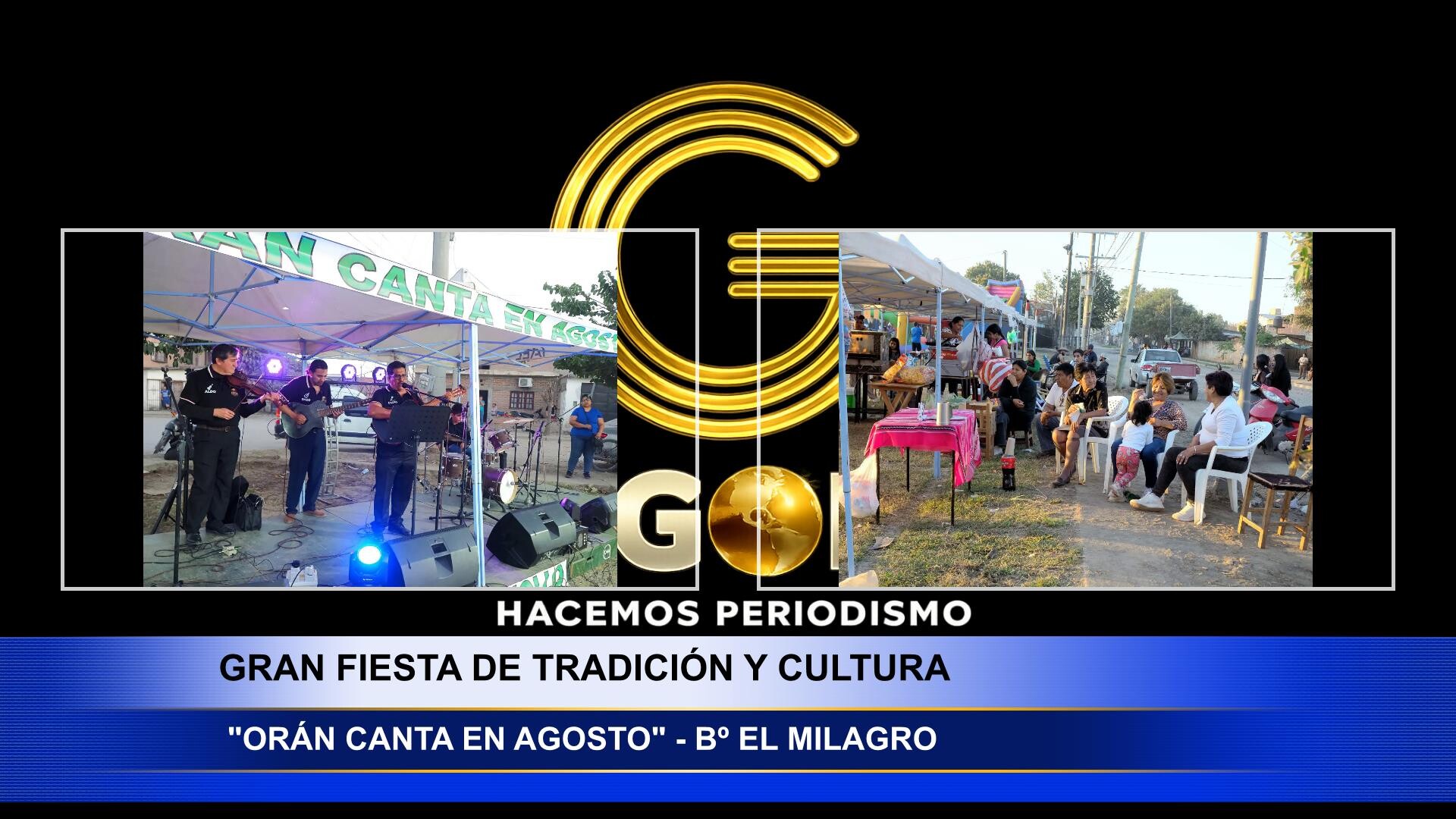 Barrio el Milagro vivio una gran fiesta de la tradicion en Oran