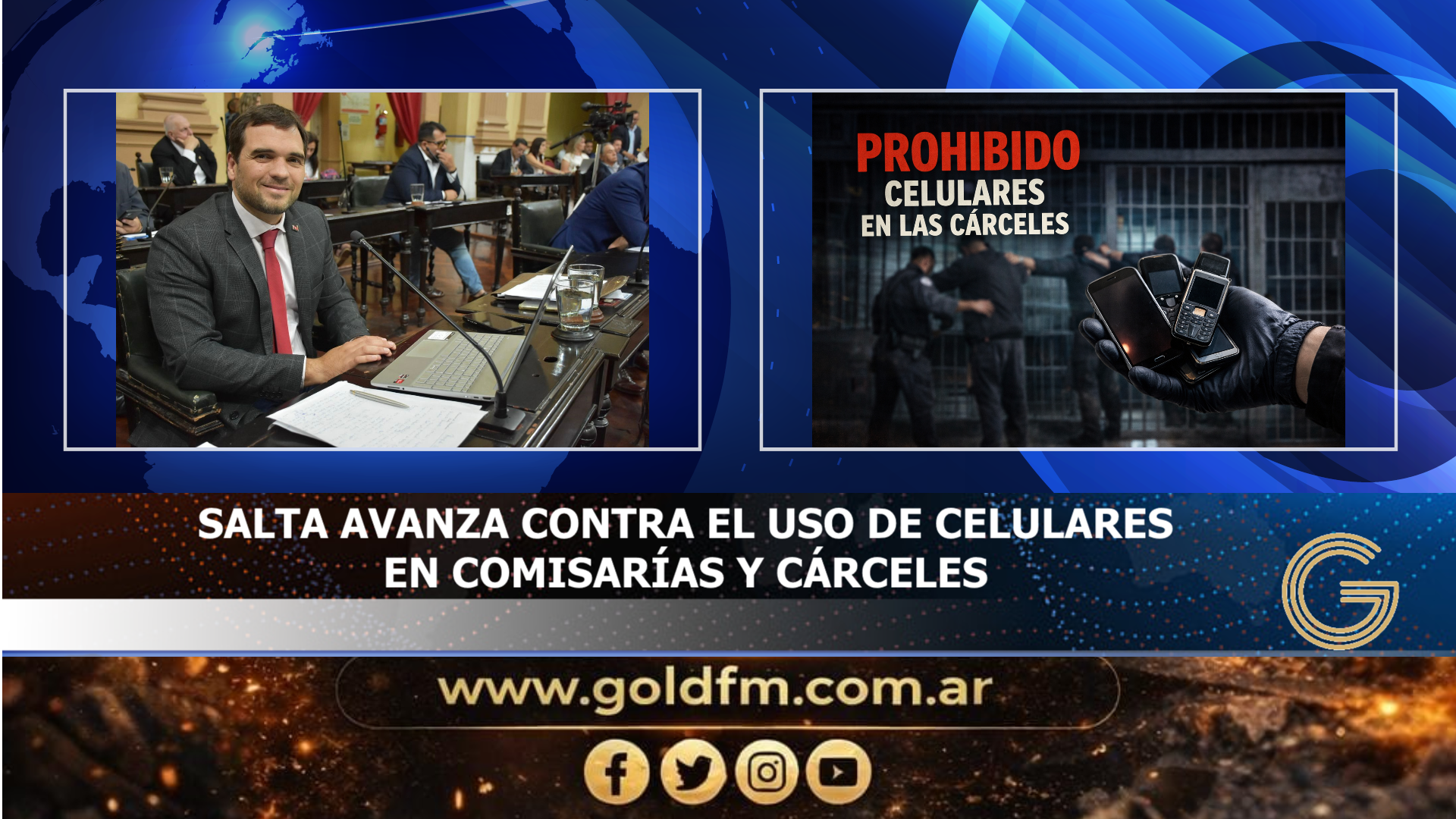 Salta avanza contra el uso de celulares en comisarías y cárceles
