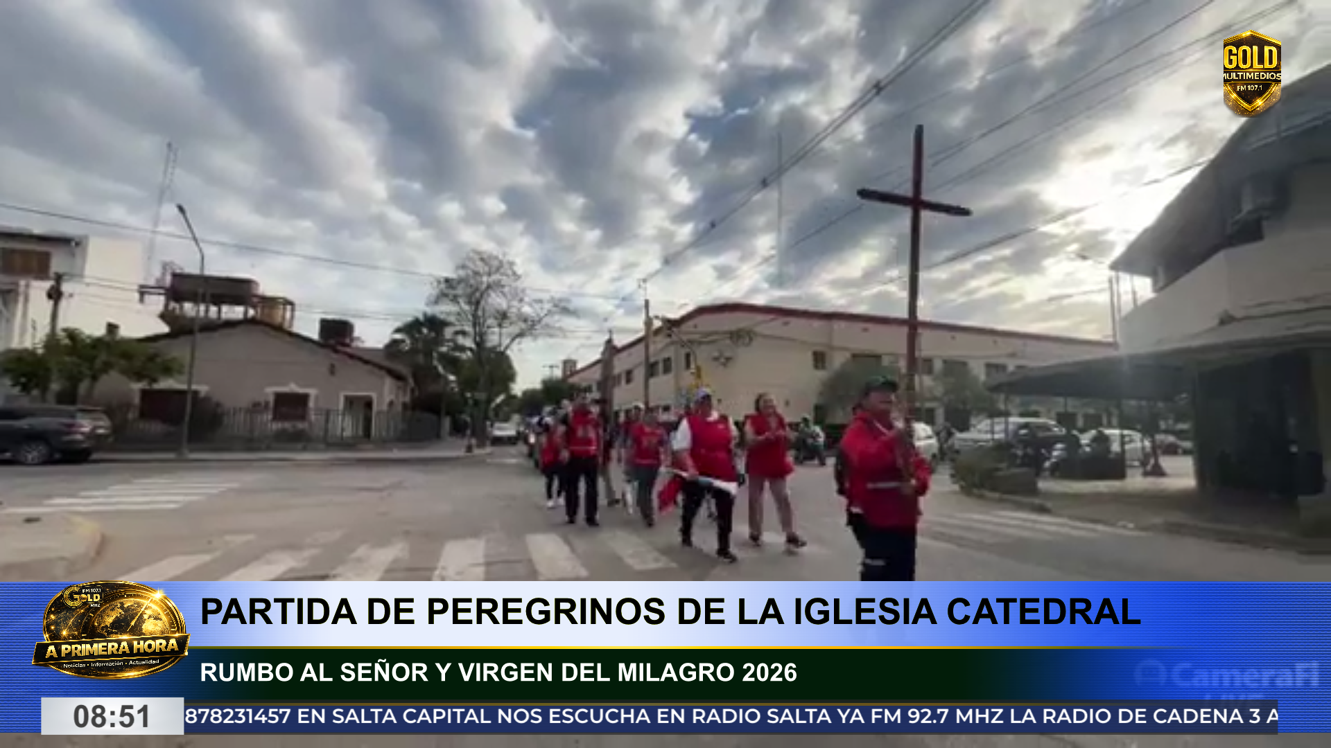 Peregrinos de Oran van rumbo al milagro salteño 2026
