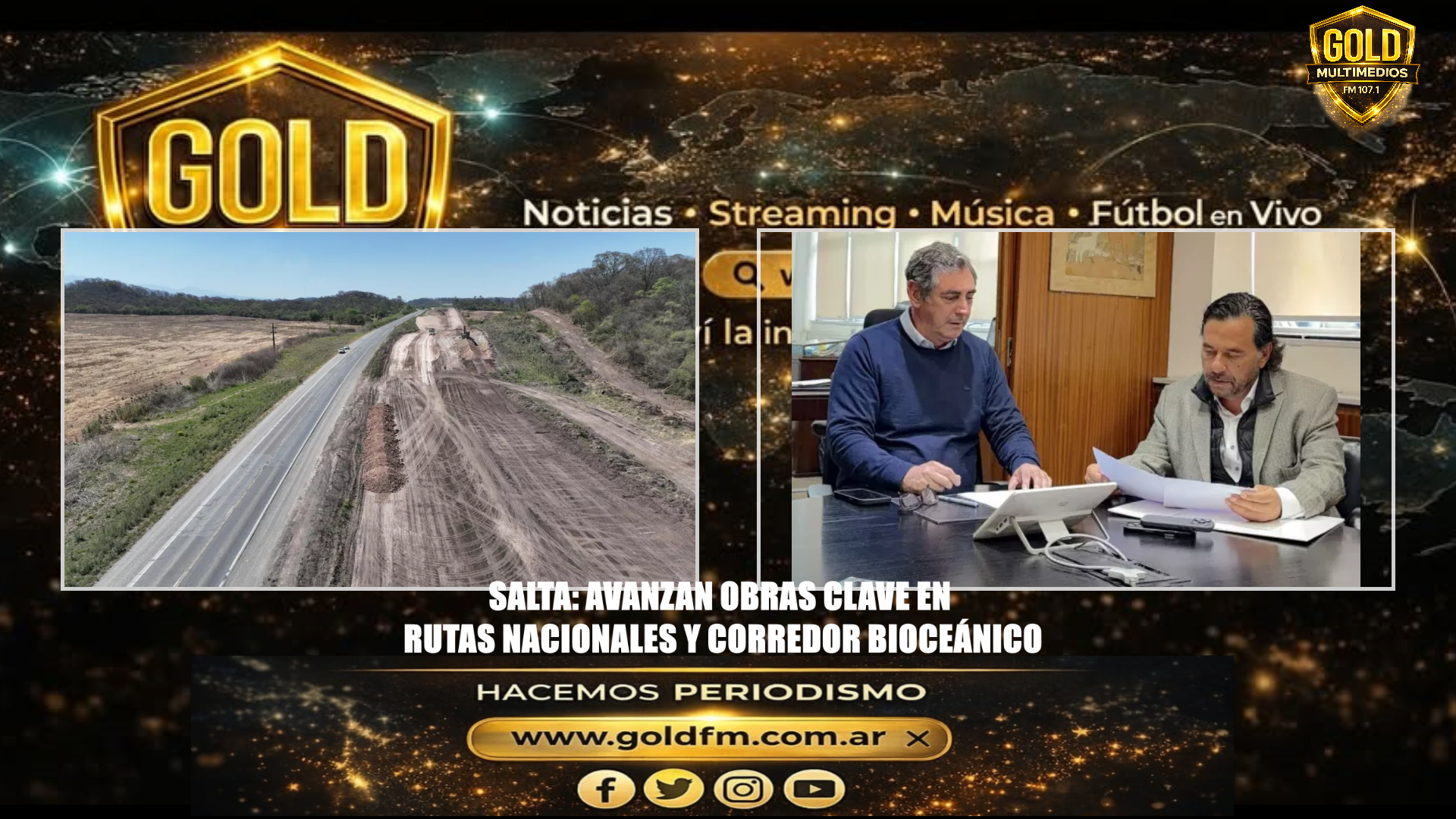 SALTA: AVANZAN OBRAS CLAVE EN RUTAS NACIONALES Y CORREDOR BIOCEÁNICO