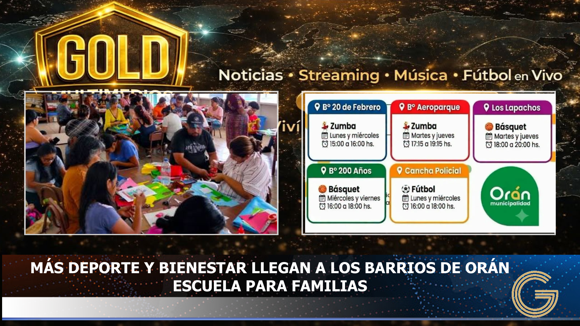 Más deporte y bienestar llegan a los barrios de orán