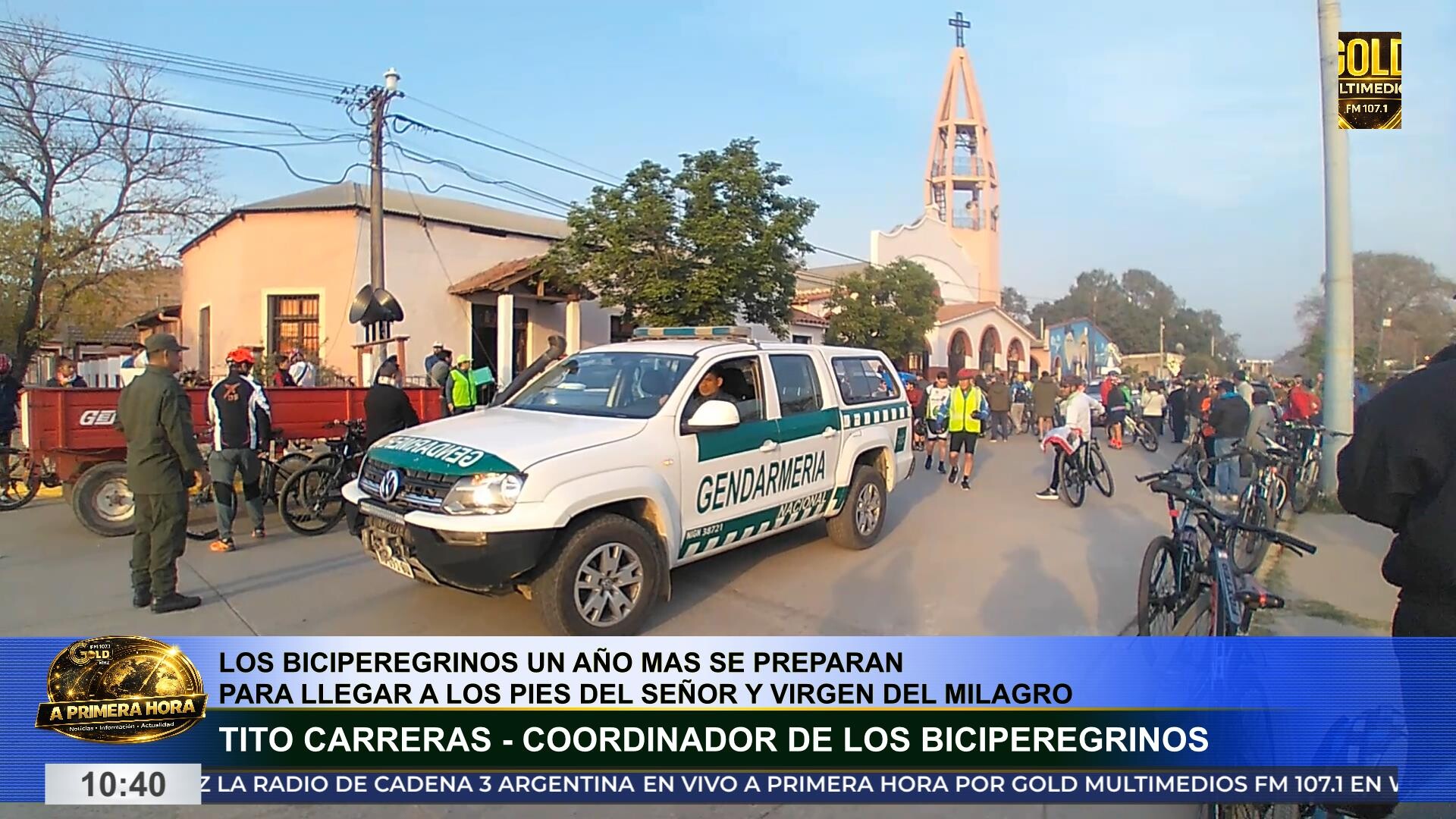 270 Biciperegrinos de Oran se preparan para partir rumbo al milagro salteño