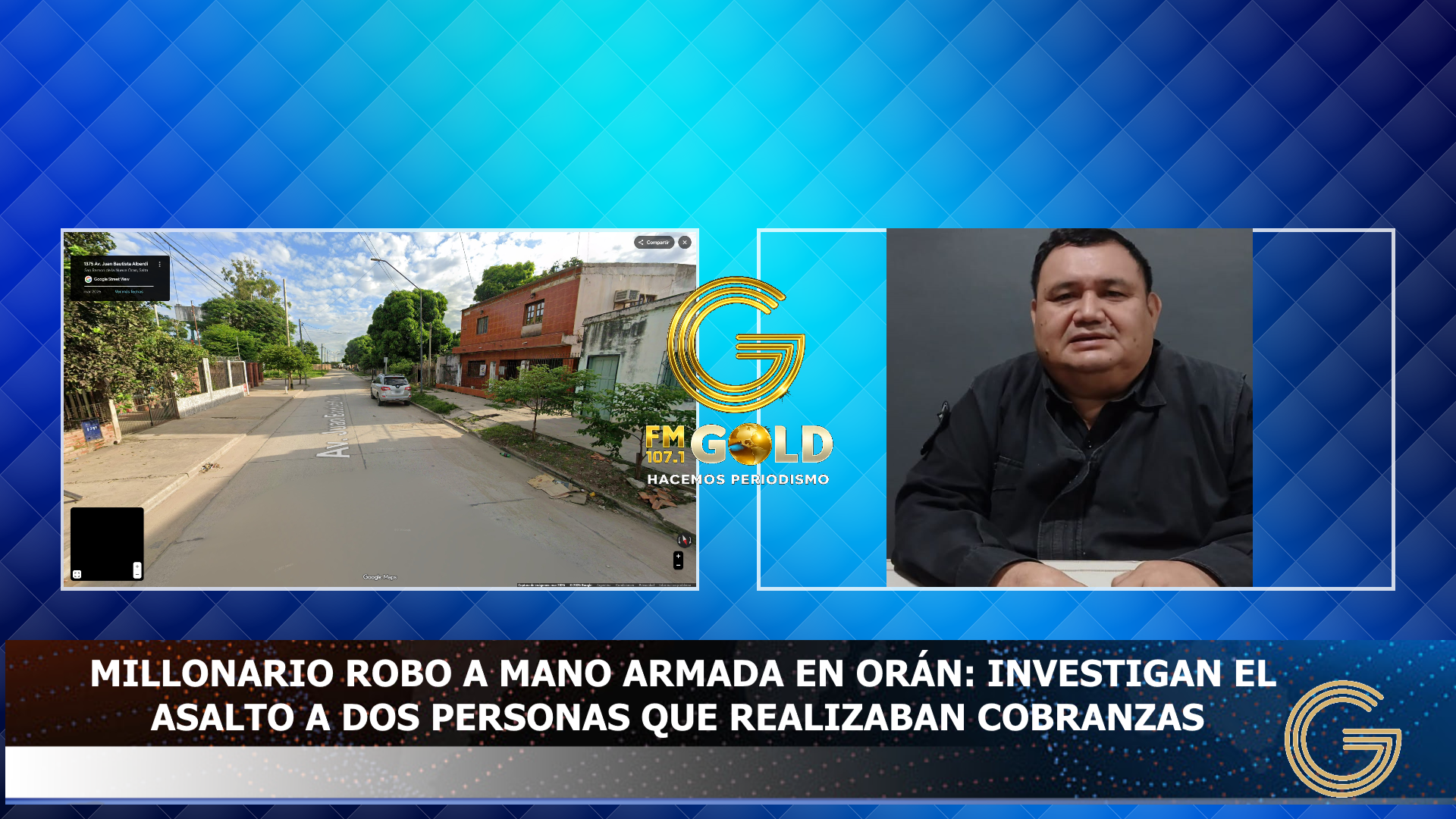 Millonario robo a mano armada en Oran