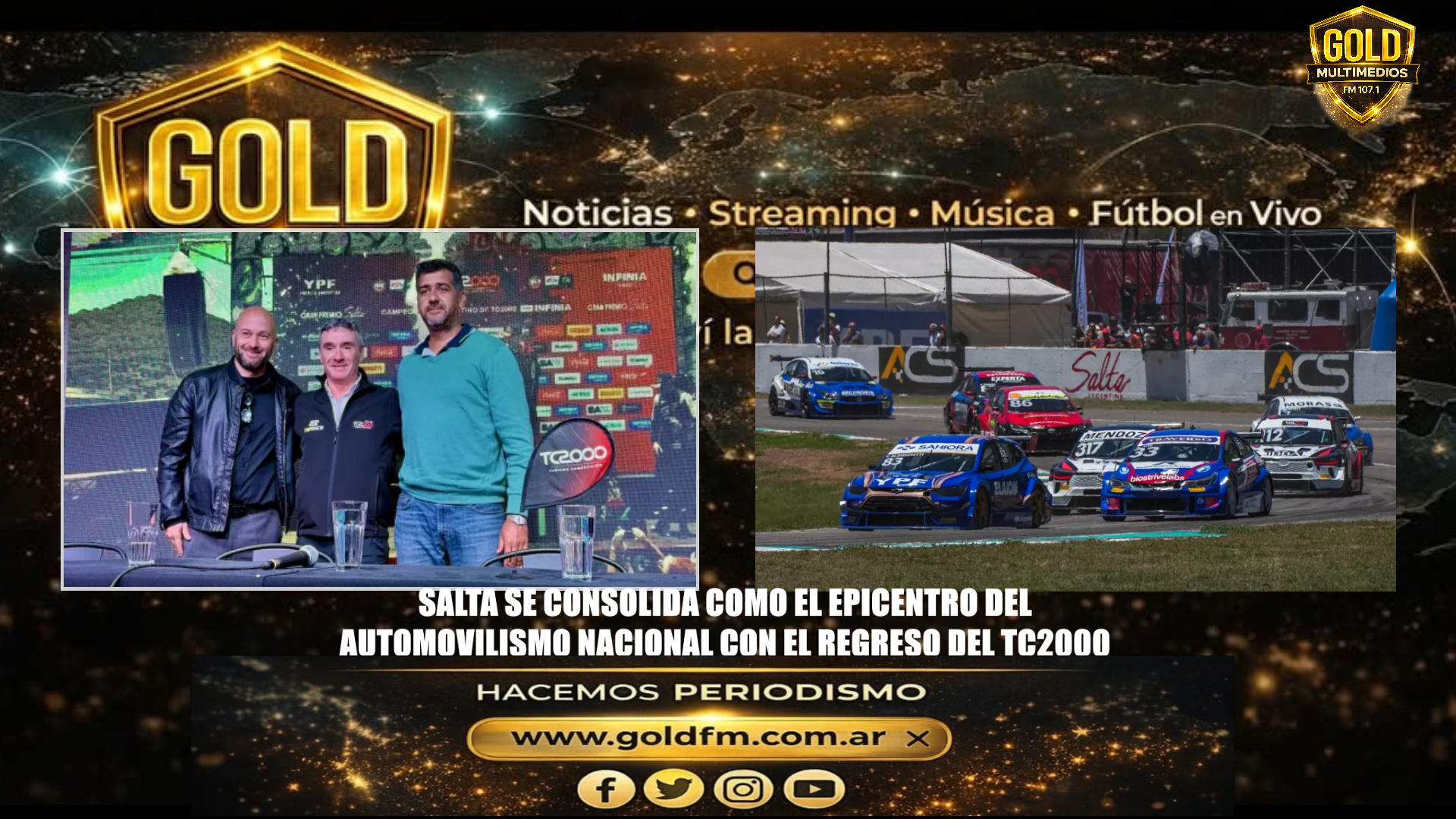 SALTA SE CONSOLIDA COMO EL EPICENTRO DEL AUTOMOVILISMO NACIONAL CON EL REGRESO DEL TC2000
