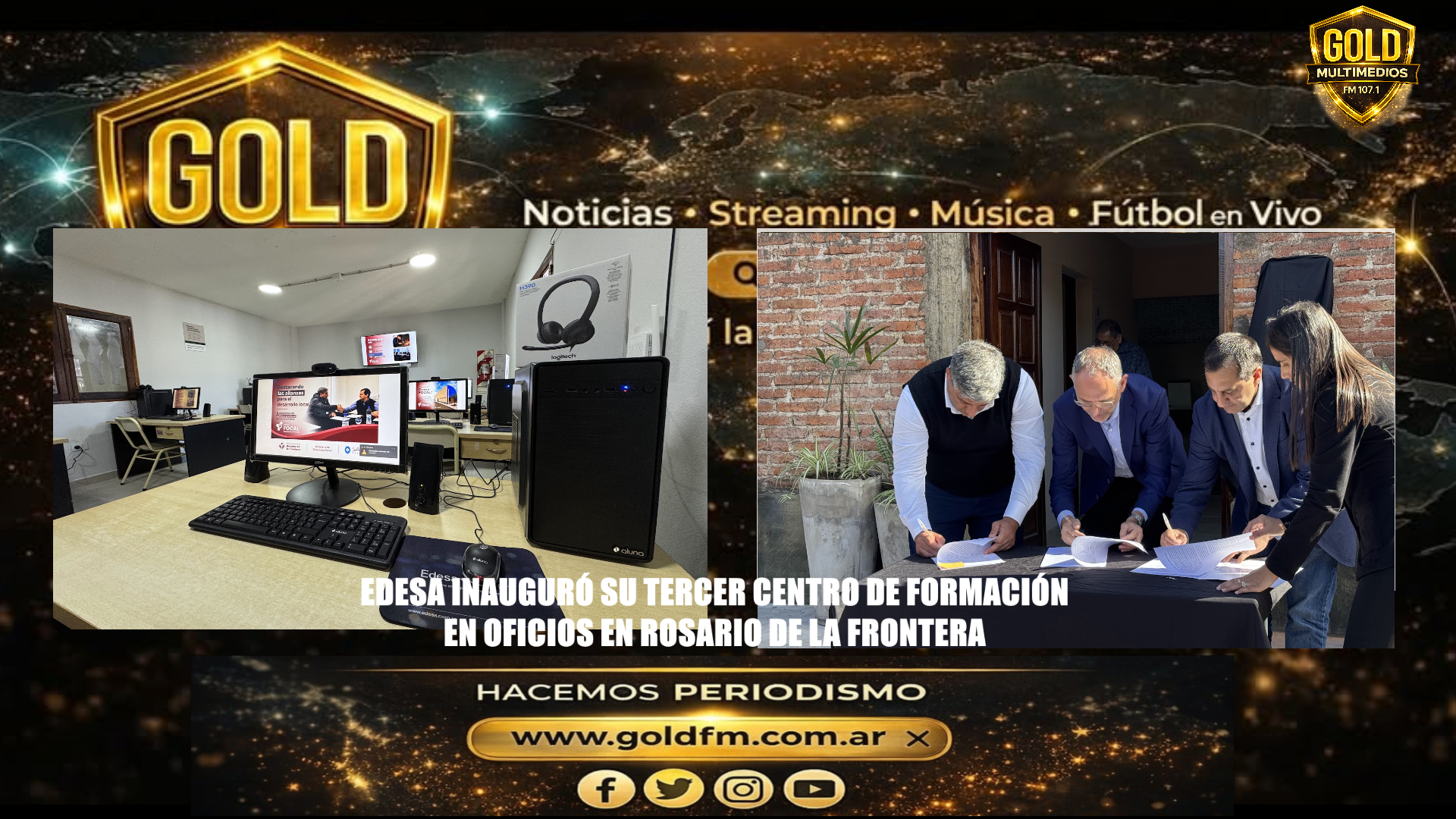 EDESA INAUGURÓ SU TERCER CENTRO DE FORMACIÓN EN OFICIOS EN ROSARIO DE LA FRONTERA