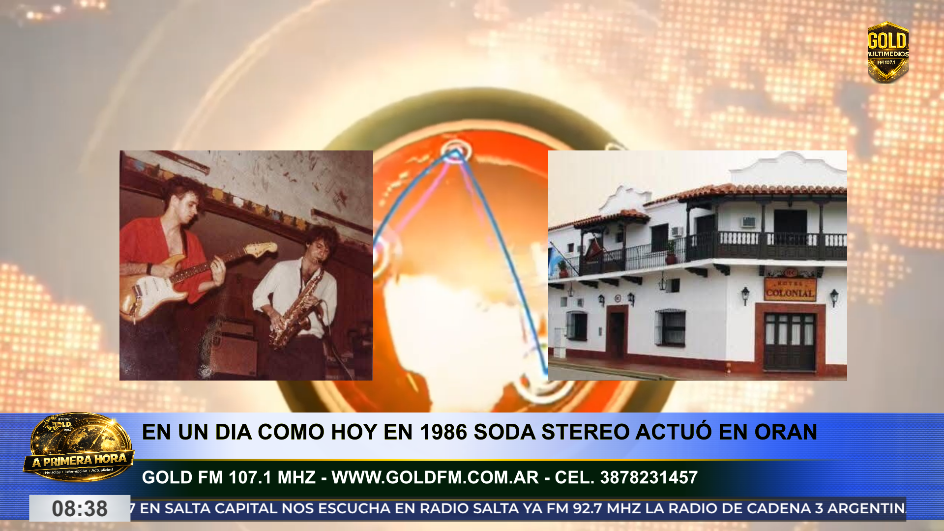 EL DÍA QUE SODA STEREO TOCÓ EN ORÁN Y QUEDÓ EN LA HISTORIA DEL ROCK DEL NORTE ARGENTINO
