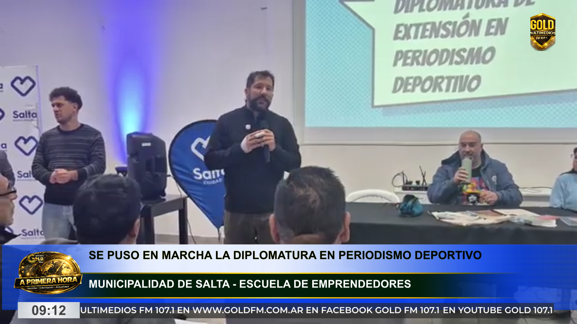SE PUSO EN MARCHA LA DIPLOMATURA EN PERIODISMO DEPORTIVO EN SALTA