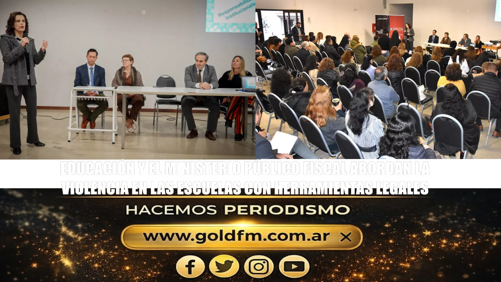 EDUCACIÓN Y EL MINISTERIO PÚBLICO FISCAL ABORDAN LA VIOLENCIA EN LAS ESCUELAS CON HERRAMIENTAS LEGALES