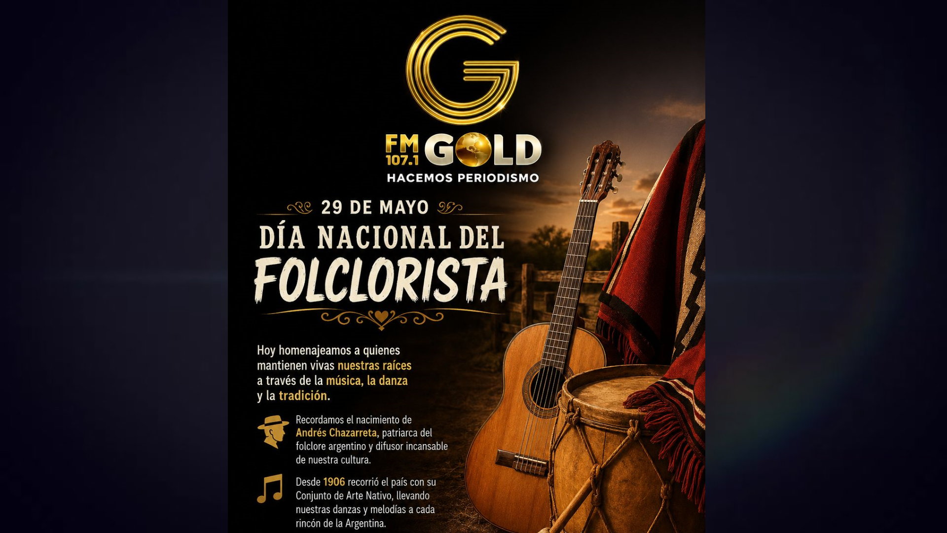 HONOR A NUESTRAS RAÍCES: FELIZ DÍA NACIONAL DEL FOLKLORISTA
