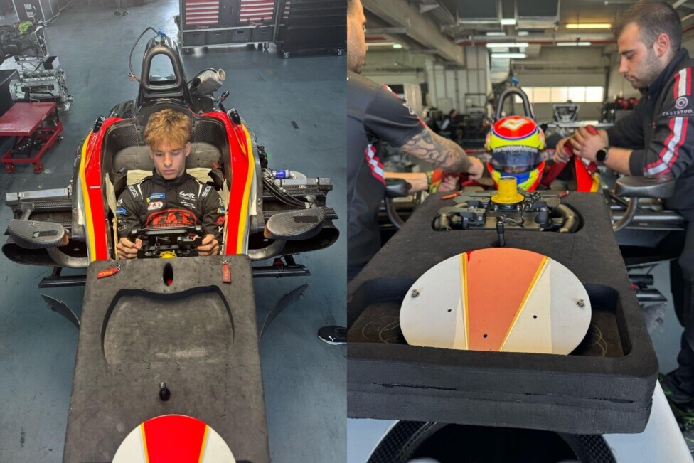 Nicolás Varrone estuvo en la sede del Van Amersfoort Racing en Holanda