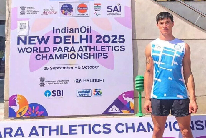 El paratleta Fernando Vázquez ganó en Salto en Largo el Mundial de Nueva Delhi