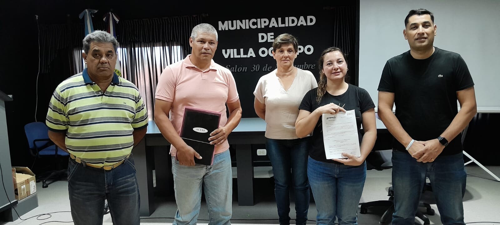 veci 4.jpeg En Villa Ocampo La Comision Vecinal Barrio Oeste Recibio Su Personeria Juridica