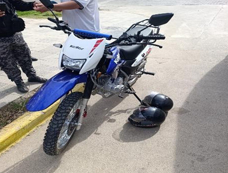 Un motociclista resultó lesionado tras un accidente de tránsito en Villa de Soto