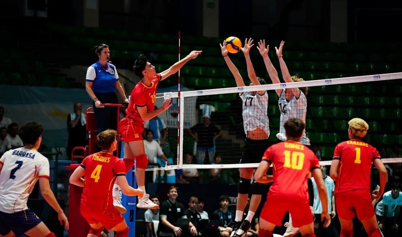 Mundial Vóley U19: Argentina cayó con España e irá por el 9º puesto
