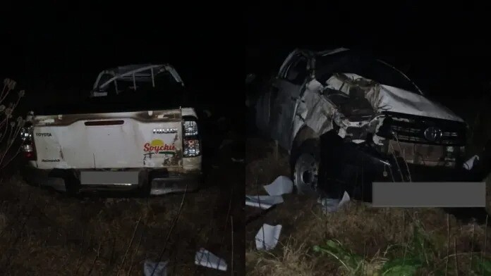 Despiste y vuelco sobre la Ruta 39: un hombre fue hospitalizado