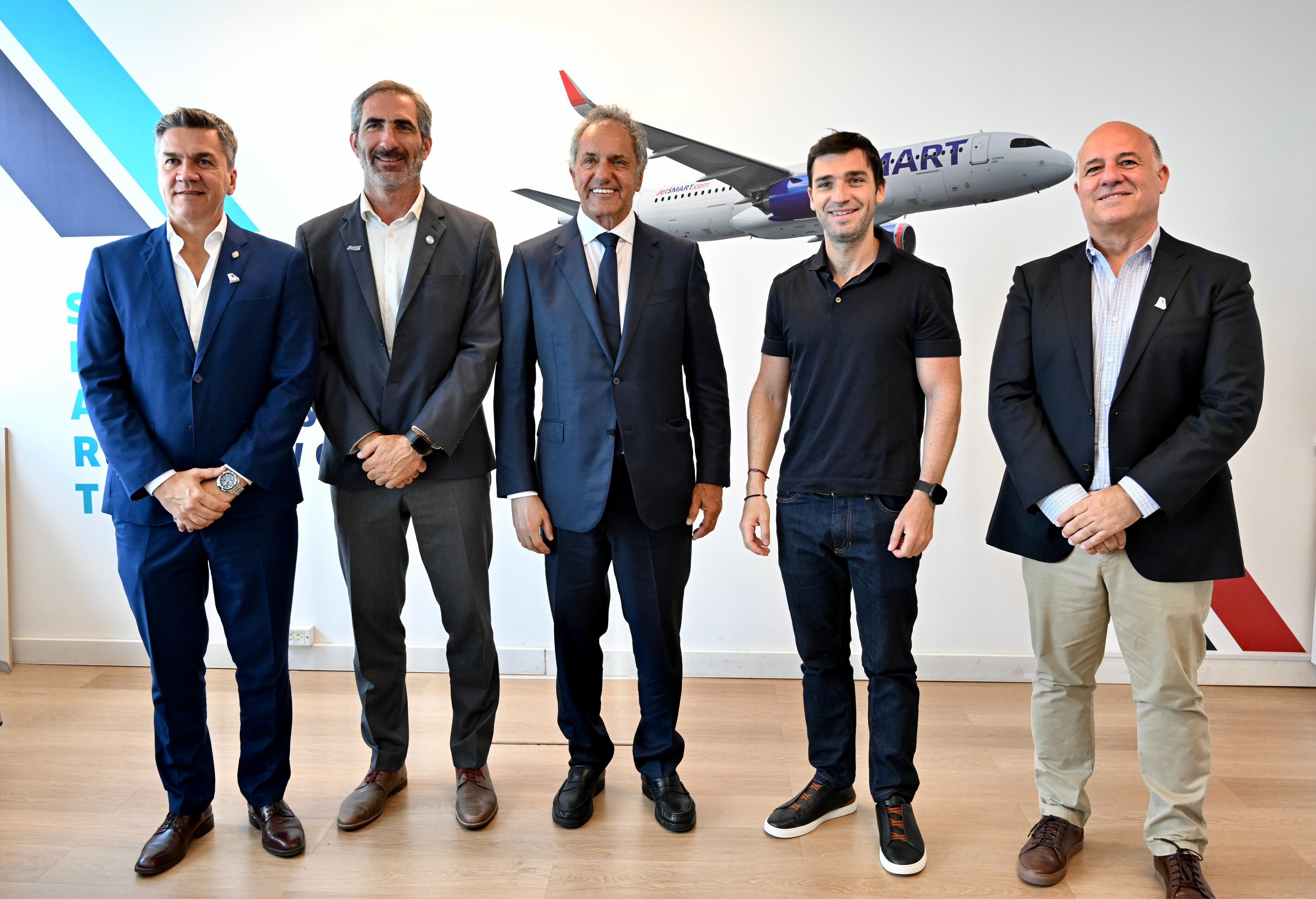 Torres y Merino gestionaron una nueva ruta aérea que unirá Trelew y Buenos Aires por 34.600 pesos