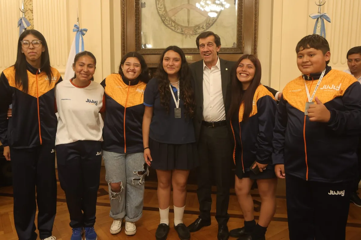 Sadir felicitó a la delegación jujeña que participó de los Juegos Evita 2024